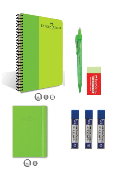 Yeşil Defter Seti ürün görseli 1