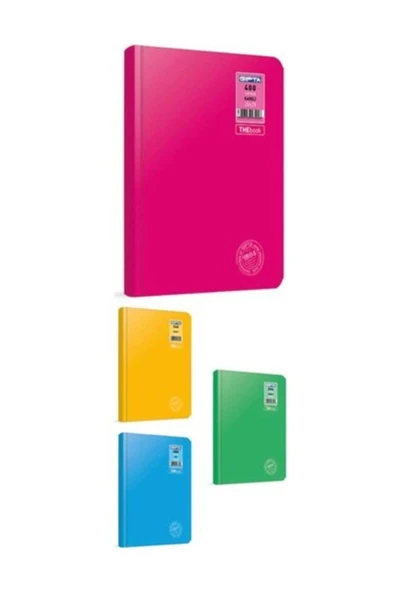 The Book Sert Kapak Defter 20 X 28 - 160 Yaprak Kareli ürün görseli 1
