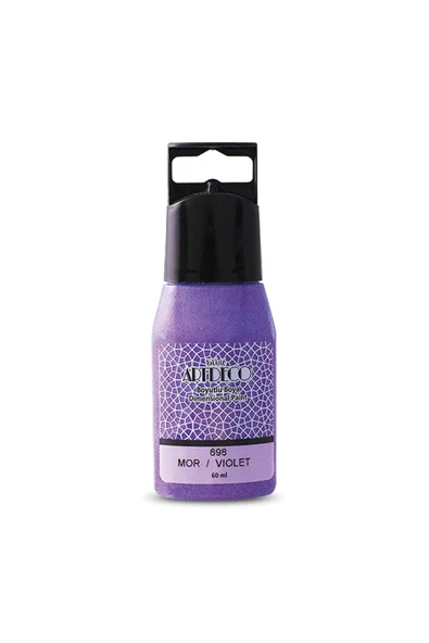 Simli Boyutlu Boya 60 Ml Mor 698 ürün görseli 1