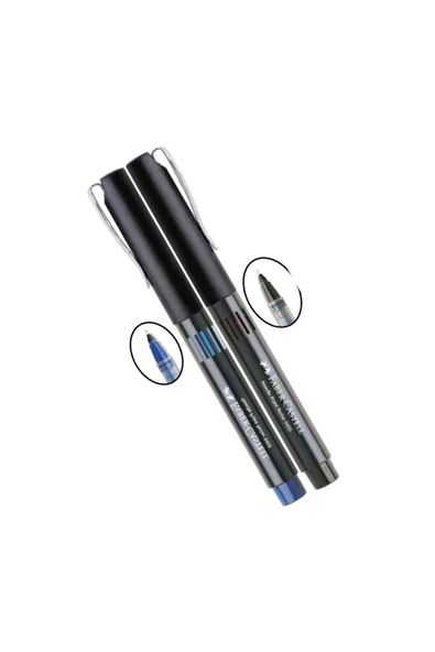 Mavi Siyah Pilot Kalem Iğne Uçlu 0.5 Needle Point Roller 2 Adet 0,5 Uçlu Pilot Kalem M ürün görseli 1