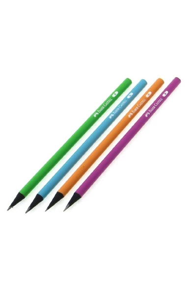 Kurşun Kalem Yuvarlak 4 Adet Neon Kurşun Kalem B Dereceli Kurşun Kalem ürün görseli 1