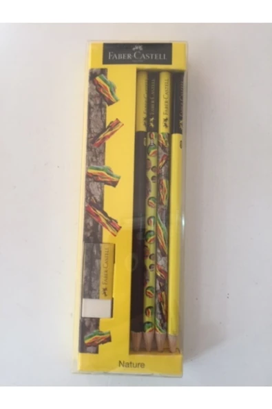 Faber-castell Kurşun Kalem Seti Silgi Hediyeli ürün görseli 1