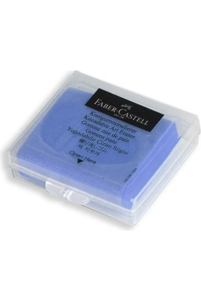 Faber-Castell Kare Kutu Hamur Silgi - Mavi ürün görseli 1