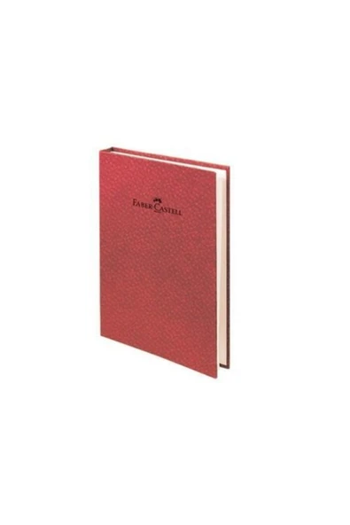 Faber-Castell A6 Modelist Defter Bambu Seri Çizgisiz Sert Kapak 100 Yaprak Koyu Kırmızı 5075400811 ürün görseli 1