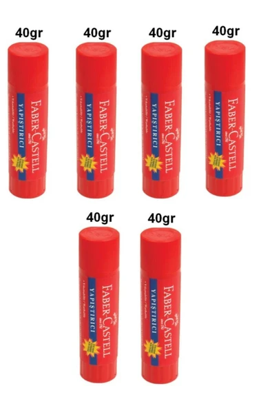 Faber Castel 40 Gram Stick Yapıştırıcı Büyük Boy 6 Adet ürün görseli 1