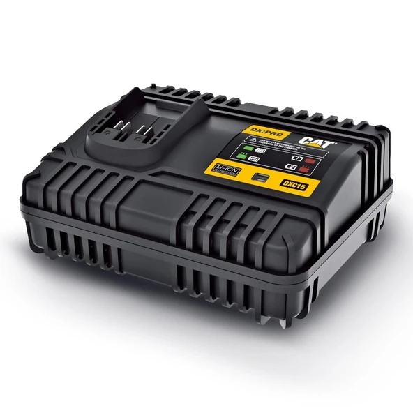 CAT DXC15 18Volt Li-ion ONE FOR ALL Profesyonel Hızlı Akü Şarj Cihazı ürün görseli 1