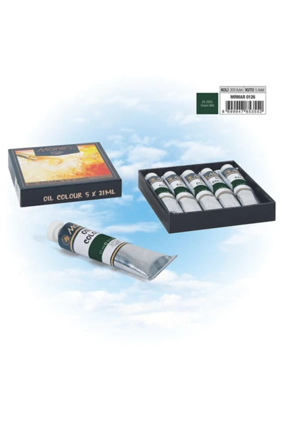 Mrmar0126 Green Mid E75-63 (505) 21ml Yağlı Boya 5'li ürün görseli 1