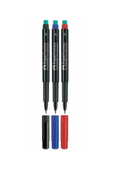 Multimark Permanent Asetat Kalemi S 3lü Set ürün görseli 1