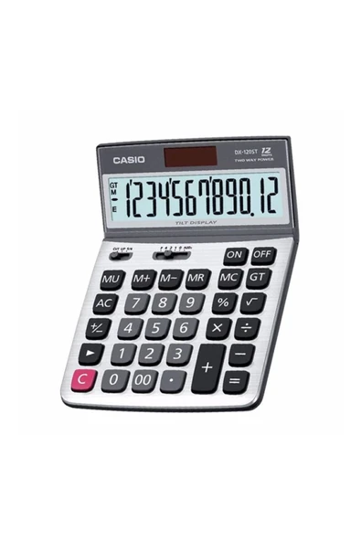 Dx-120st 12 Hane Oynar Başlı Masaüstü Hesap Makinesi ürün görseli 1