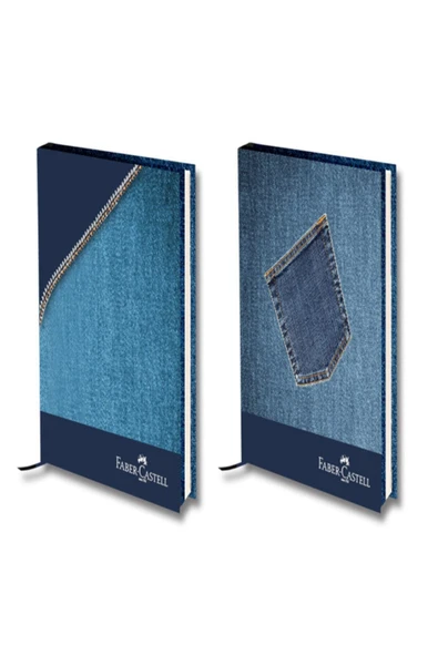 Faber-castell A5 Defter Jean Sert Kapak Çizgili 120 Yaprak 5075400606 ürün görseli 1