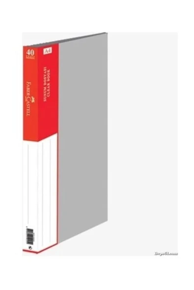 Faber Sunum Dosyası Standart 40 Lı Gri 140104 / ürün görseli 1