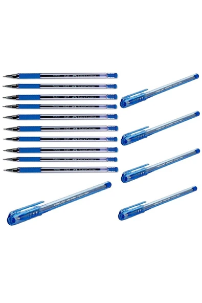 Faber Castel 10 Lu 1425 Mavi Tükenmez Kalem ( Iğne Uçlu ) Pensan My-pen 1.0 5 Tane ürün görseli 1