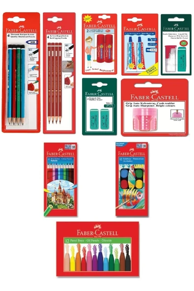 Faber-Castell Candy Silgili Back to School Set ürün görseli 1