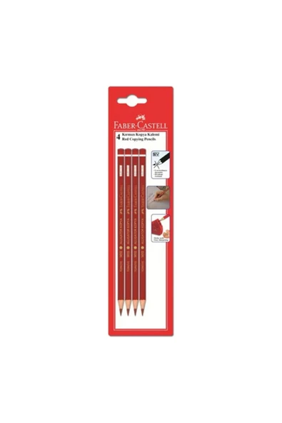 Faber-castell Bls Kırmızı Kopya Boya Kalem 4lü Fsc ürün görseli 1