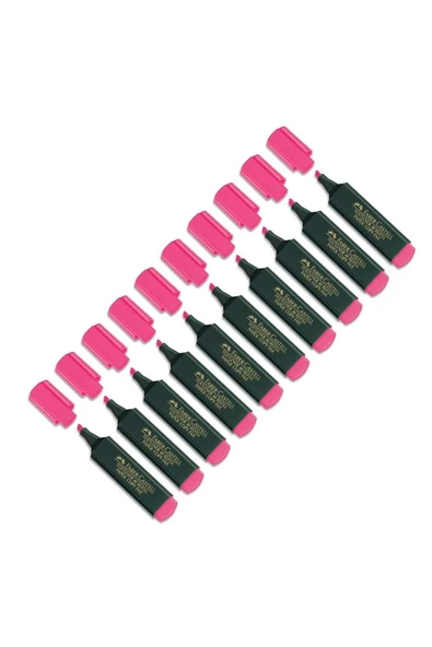 Faber-castell Fosforlu Kalem 1548 Pembe 10 Adet ürün görseli 1