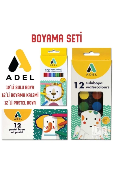 3'lü Süper Boyama Seti ürün görseli 1