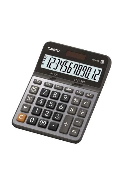 Hesap Makinası Masa Üstü 12 Hane Dx-120b Siyah ürün görseli 1
