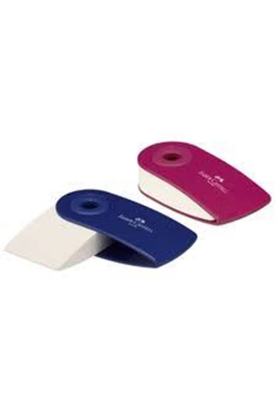 Sleeve Mini Silgi, Kırmızı/mavi ürün görseli 1