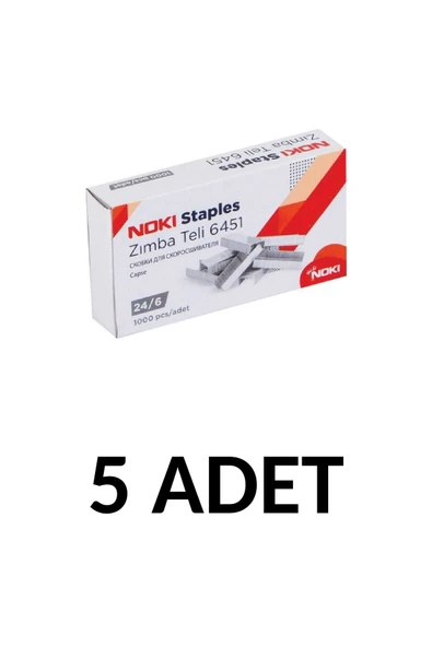 5 Adet Zımba Teli No:24/6 (cu) 1000 Li ürün görseli 1