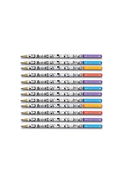 Faber-castell Doodle 2b Yuvarlak Kurşun Kalem 12'li ürün görseli 1