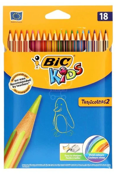 Tropicolor2 Uzun Boya Kalemi 18 Renk 832567 ürün görseli 1