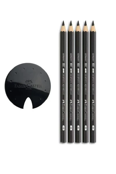 Faber-castell Kurşun Kalem Graphite Aquarelle (hb, 2b, 4b, 6b, 8b) ürün görseli 1