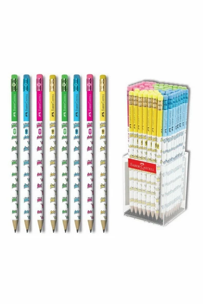 Faber Crown 2b Silgili Yuvarlak Kurşun Kalem 12 Adet ürün görseli 1