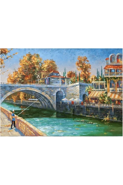 Puzzle 2000 Prç Nehirdeki Balıkçı 260520 / ürün görseli 1