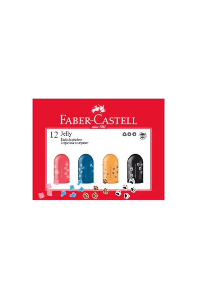 Faber-castell Jelly Kalemtraş 5140583213 12 Li (1 Paket 12 Adet) ürün görseli 1