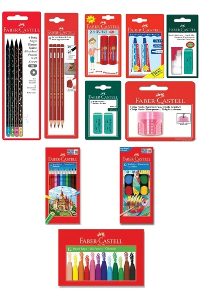 Faber-Castell Candy Silgili Back to School Set ürün görseli 1