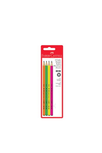 Faber-castell 4'lü Candy Kurşun Kalem ürün görseli 1