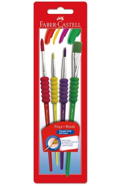 Soft Touch 4'lü Fırça Set 1181620 ürün görseli 1