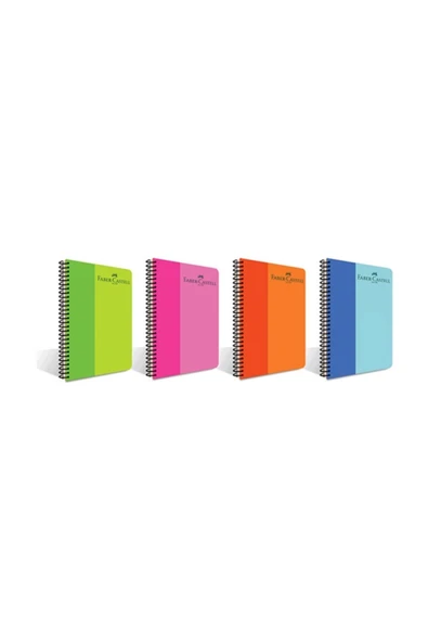 ' Pp Kapak Bicolor Spiralli Defter 160-1 - Resim 2