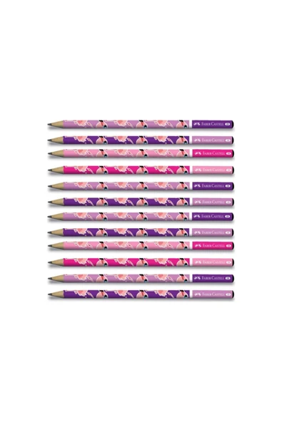 Faber-castell Flamingo 2b Yuvarlak Kurşun Kalem 12'li ürün görseli 1