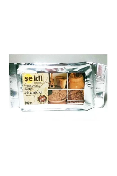 Seramik Hamuru Terracotta 500 gr Kahverengi Vk500khv ürün görseli 1