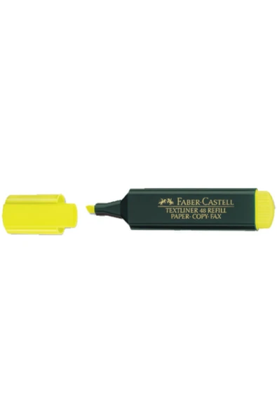Faber-castell Fosforlu Kalem Sarı 100 Adet ürün görseli 1