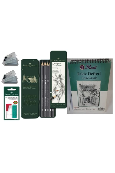 Faber-Castell Kara Kalem Seti Karma 2 ürün görseli 1