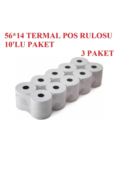 56*14 Termal Pos Rulosu 30 Adet ürün görseli 1