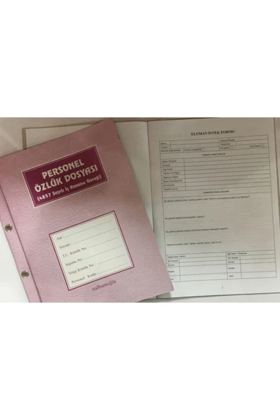 Personel Özlük Dosyası 25 Li 2940.00017 ( 1 Paket 25 Adet) ürün görseli 1