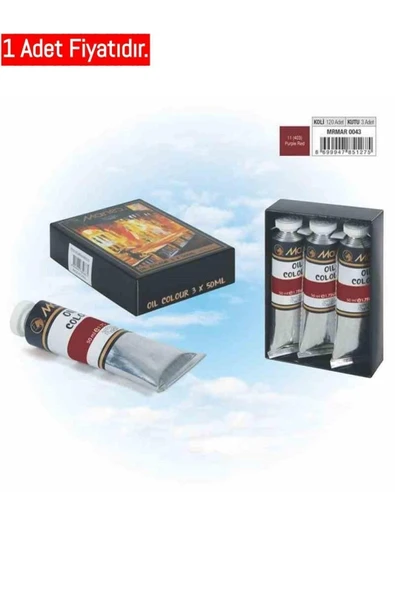 Yağlı Boya 50 ml E1384-no:403 Purple Red (1 ADET) ürün görseli 1