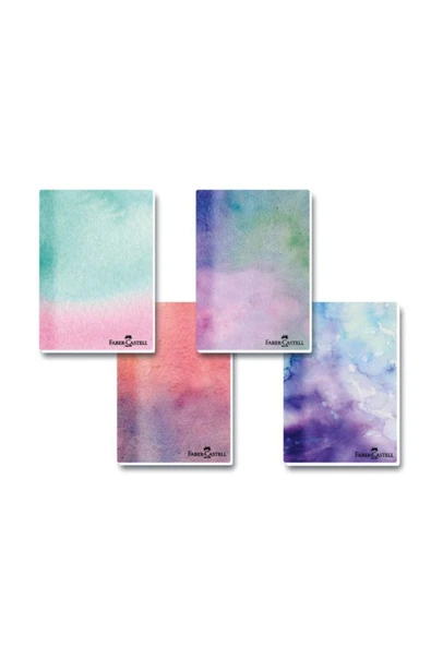 Watercolors A5 Çizgisiz Dikişli Defter ürün görseli 1