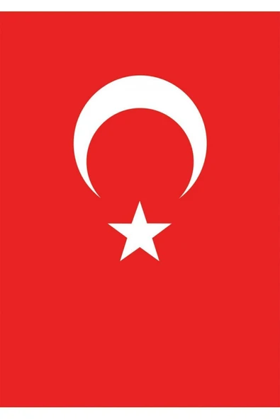 Vatan Bez Bayrak Türk %100 Polyester 60x90 ürün görseli 1