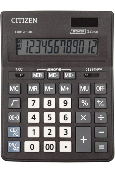 CDB-1201BK 12 HANE HESAP MAK. ürün görseli 1