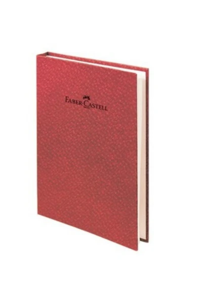 Bambu Seri A6 Ciltli Kırmızı Çizgili Defter ürün görseli 1
