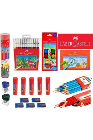 Faber-castell 666 Okul Öğrenci Boya Seti ürün görseli 1