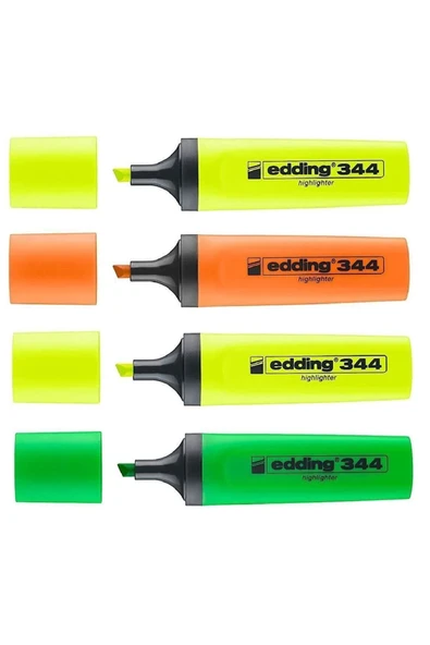 344 Fosforlu Kalem 4'lü Set ürün görseli 1