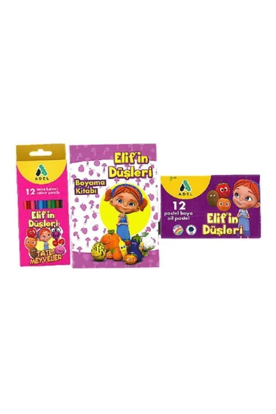 Elif'in Düşleri Boyama Seti ürün görseli 1