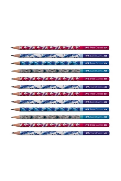 Faber Peacock Yuvarlak Kurşun Kalem 12 Li Paket ürün görseli 1