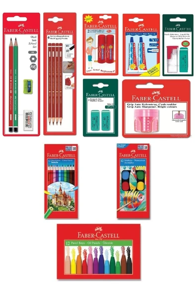 Faber-Castell Candy Silgili Back to School Set ürün görseli 1