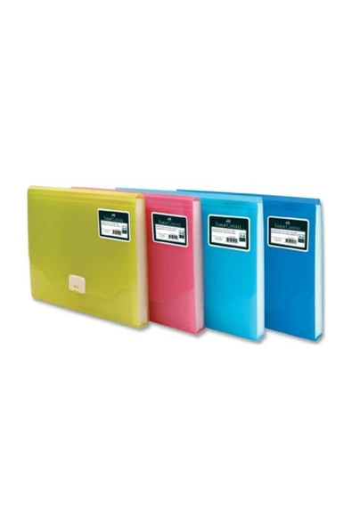 Faber-castell Körüklü Dosya Neon Renkler Sarı ürün görseli 1